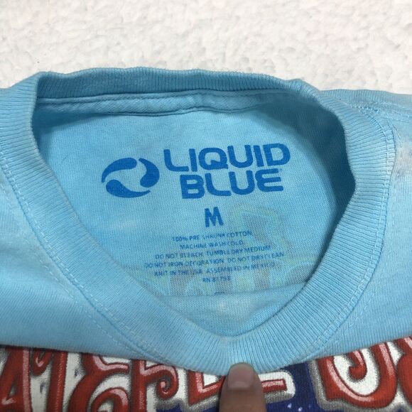 Grateful Dead 2006 Inspiration Tie Dye Shirt Size M Liquid Blue Y2K Festival - Picture 3 of 11